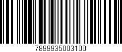 Código de barras (EAN, GTIN, SKU, ISBN): '7899935003100'
