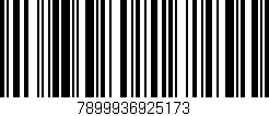 Código de barras (EAN, GTIN, SKU, ISBN): '7899936925173'