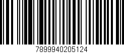 Código de barras (EAN, GTIN, SKU, ISBN): '7899940205124'