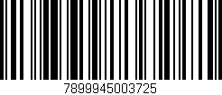 Código de barras (EAN, GTIN, SKU, ISBN): '7899945003725'