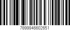 Código de barras (EAN, GTIN, SKU, ISBN): '7899946602651'
