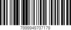 Código de barras (EAN, GTIN, SKU, ISBN): '7899949707179'