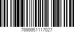 Código de barras (EAN, GTIN, SKU, ISBN): '7899951117027'