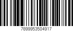 Código de barras (EAN, GTIN, SKU, ISBN): '7899953504917'