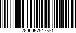Código de barras (EAN, GTIN, SKU, ISBN): '7899957917591'