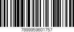 Código de barras (EAN, GTIN, SKU, ISBN): '7899959601757'