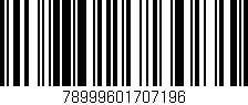 Código de barras (EAN, GTIN, SKU, ISBN): '78999601707196'