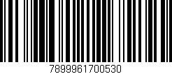 Código de barras (EAN, GTIN, SKU, ISBN): '7899961700530'
