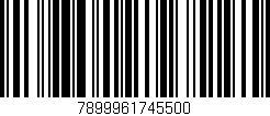 Código de barras (EAN, GTIN, SKU, ISBN): '7899961745500'