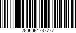 Código de barras (EAN, GTIN, SKU, ISBN): '7899961787777'