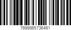 Código de barras (EAN, GTIN, SKU, ISBN): '7899965736481'