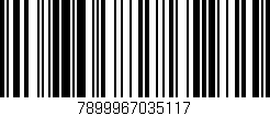Código de barras (EAN, GTIN, SKU, ISBN): '7899967035117'