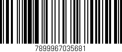 Código de barras (EAN, GTIN, SKU, ISBN): '7899967035681'