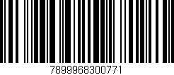 Código de barras (EAN, GTIN, SKU, ISBN): '7899968300771'