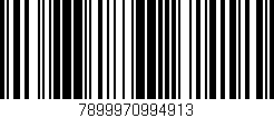 Código de barras (EAN, GTIN, SKU, ISBN): '7899970994913'