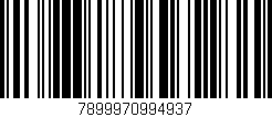 Código de barras (EAN, GTIN, SKU, ISBN): '7899970994937'