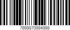 Código de barras (EAN, GTIN, SKU, ISBN): '7899970994999'