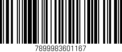Código de barras (EAN, GTIN, SKU, ISBN): '7899983601167'