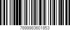 Código de barras (EAN, GTIN, SKU, ISBN): '7899983601853'