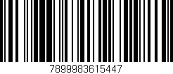 Código de barras (EAN, GTIN, SKU, ISBN): '7899983615447'