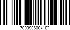 Código de barras (EAN, GTIN, SKU, ISBN): '7899986004187'