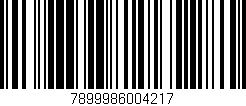 Código de barras (EAN, GTIN, SKU, ISBN): '7899986004217'