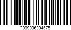 Código de barras (EAN, GTIN, SKU, ISBN): '7899986004675'