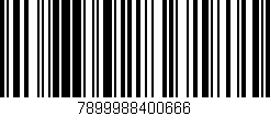 Código de barras (EAN, GTIN, SKU, ISBN): '7899988400666'