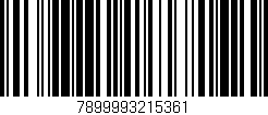 Código de barras (EAN, GTIN, SKU, ISBN): '7899993215361'