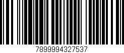 Código de barras (EAN, GTIN, SKU, ISBN): '7899994327537'