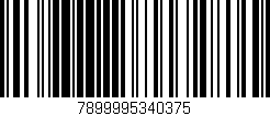 Código de barras (EAN, GTIN, SKU, ISBN): '7899995340375'