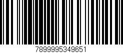 Código de barras (EAN, GTIN, SKU, ISBN): '7899995349651'