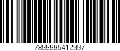 Código de barras (EAN, GTIN, SKU, ISBN): '7899995412997'