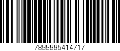 Código de barras (EAN, GTIN, SKU, ISBN): '7899995414717'