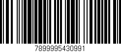 Código de barras (EAN, GTIN, SKU, ISBN): '7899995430991'