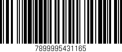 Código de barras (EAN, GTIN, SKU, ISBN): '7899995431165'