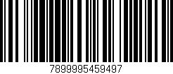 Código de barras (EAN, GTIN, SKU, ISBN): '7899995459497'