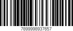 Código de barras (EAN, GTIN, SKU, ISBN): '7899998937657'