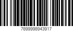 Código de barras (EAN, GTIN, SKU, ISBN): '7899998943917'