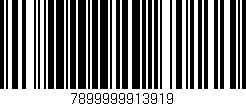 Código de barras (EAN, GTIN, SKU, ISBN): '7899999913919'
