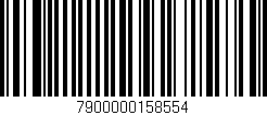 Código de barras (EAN, GTIN, SKU, ISBN): '7900000158554'