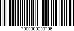 Código de barras (EAN, GTIN, SKU, ISBN): '7900000239796'