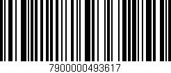 Código de barras (EAN, GTIN, SKU, ISBN): '7900000493617'