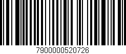 Código de barras (EAN, GTIN, SKU, ISBN): '7900000520726'