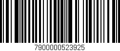 Código de barras (EAN, GTIN, SKU, ISBN): '7900000523925'