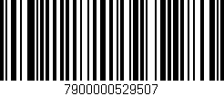 Código de barras (EAN, GTIN, SKU, ISBN): '7900000529507'