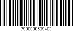 Código de barras (EAN, GTIN, SKU, ISBN): '7900000539483'