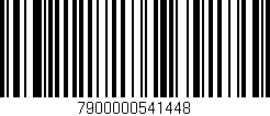 Código de barras (EAN, GTIN, SKU, ISBN): '7900000541448'