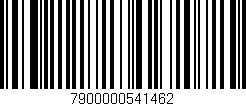 Código de barras (EAN, GTIN, SKU, ISBN): '7900000541462'
