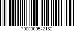 Código de barras (EAN, GTIN, SKU, ISBN): '7900000542162'